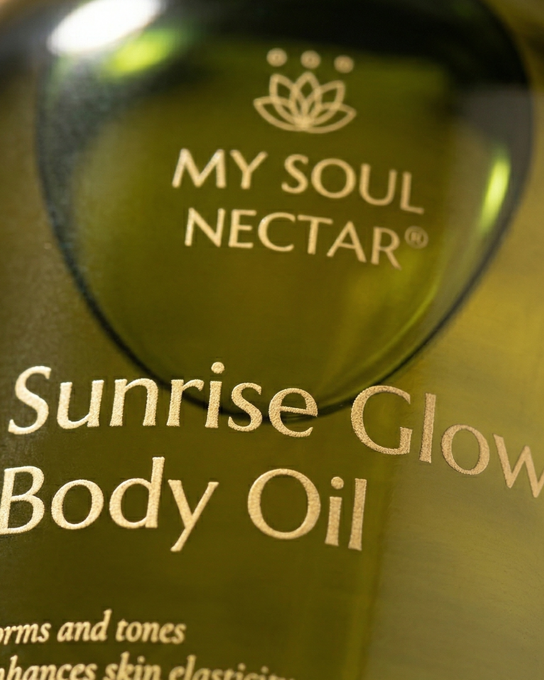 Sunrise Glow Body Oil 150ml | Turmeric, Sweet Orange & Grape Seed | My Soul Nectar